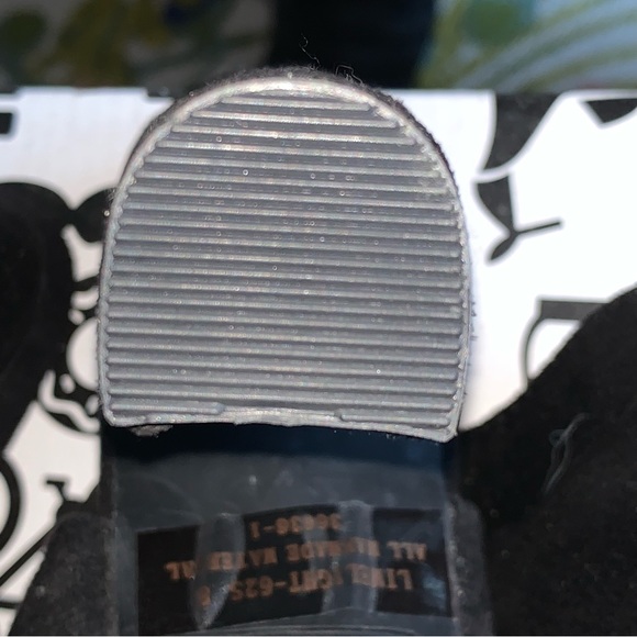 Women’s 8 BAMBOO LIMELIGHTS Black Faux Suede High Over the Knee Sandal Boots NEW - Picture 9 of 12